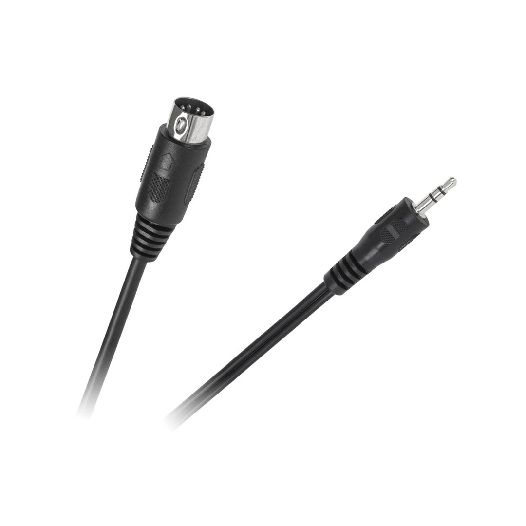 Cable de audio DIN5 - miniclavija jack 3,5 mm 120 cm