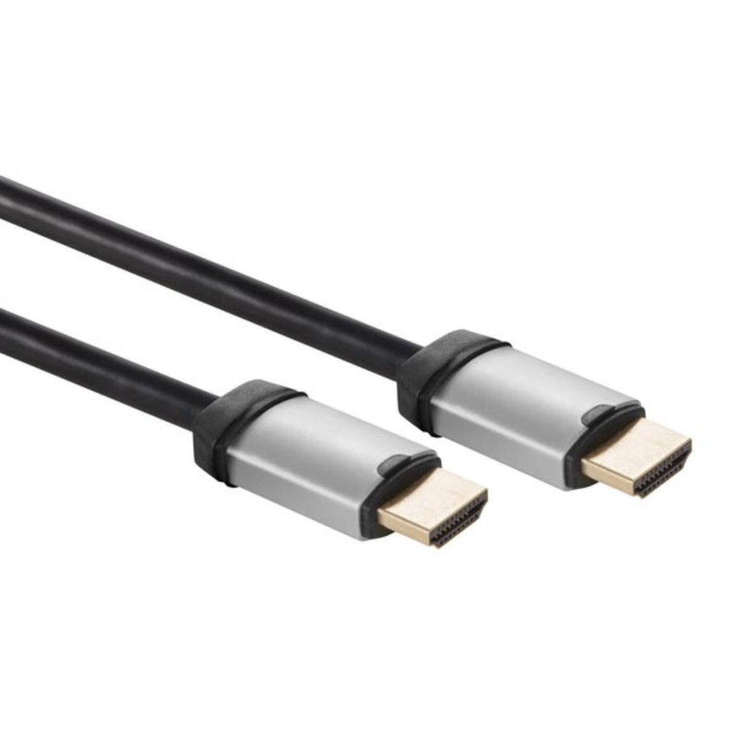 Cable HDMI 2.0 de alta velocidad con Ethernet para vídeo y audio 0,75 m negro