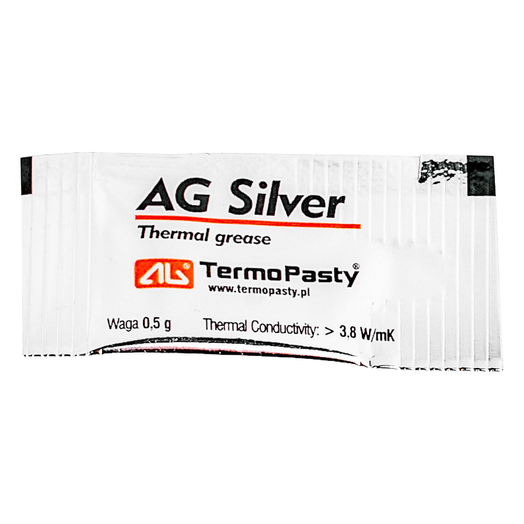 Pasta conductora térmica de plata 0,5 g AG AGT-143 con compuestos de plata añadidos