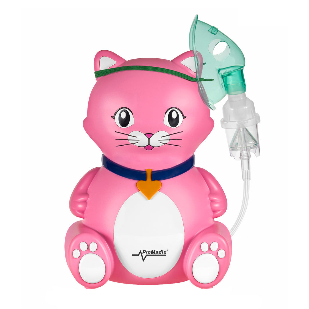Inalador para gatos Promedix PR-816 para crianças, conjunto nebulizador, máscaras, filtros, versão Reino Unido