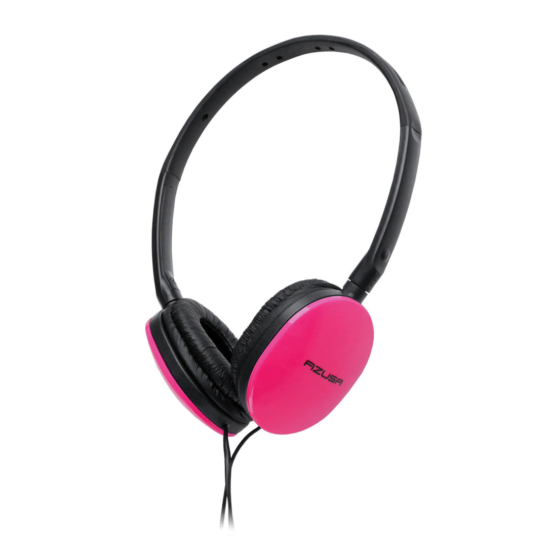 Auscultadores intra-auriculares Azusa SN-160 rosa com minijack de 3,5 mm