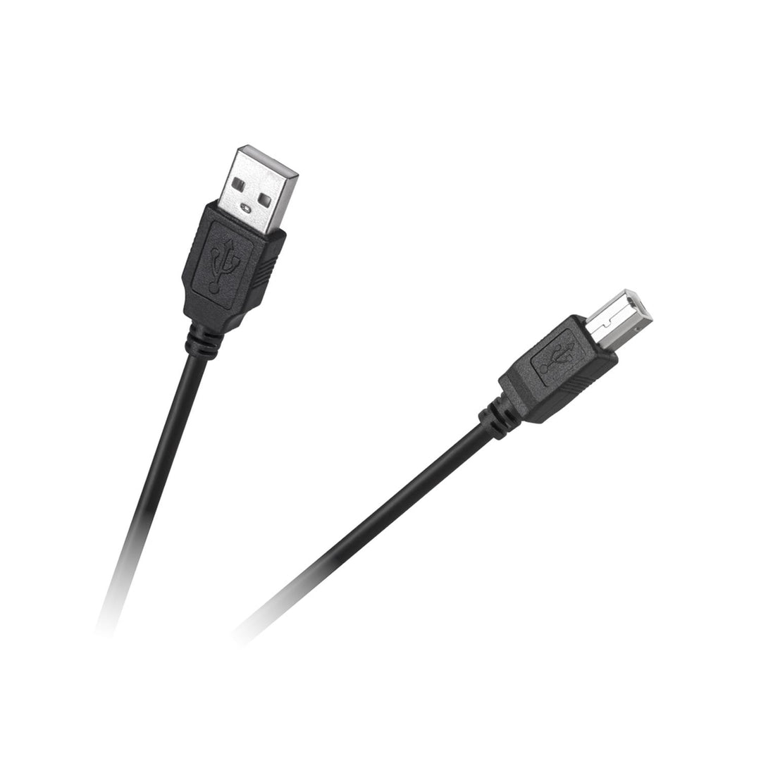 Cable de conexión USB de ordenador a impresora negro 1,8 m