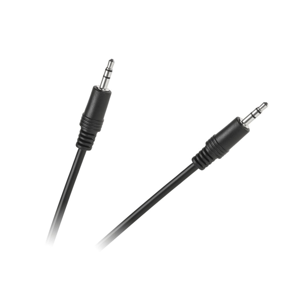 Cable de audio, clavija de 3,5 mm, 0,6 m, negro, KPO2743-0,6