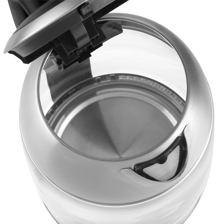 Chaleira elétrica em vidro Concept RK4080 1,7L, aço inoxidável