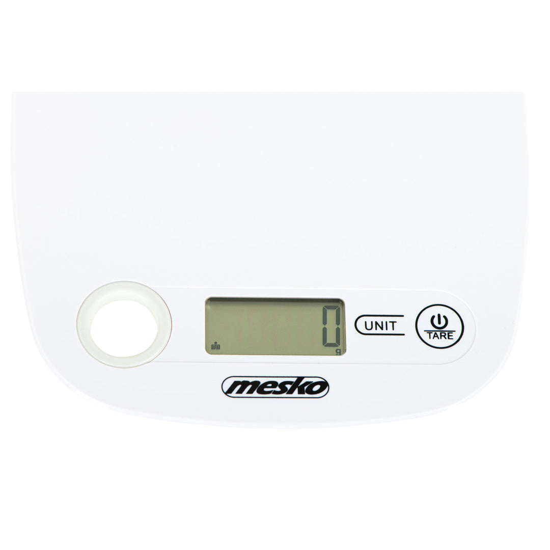 Balanza de cocina electrónica LCD Mesko MS 3159w blanca