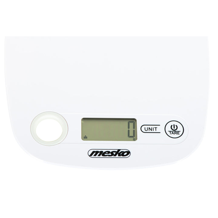 Balanza de cocina electrónica LCD Mesko MS 3159w blanca