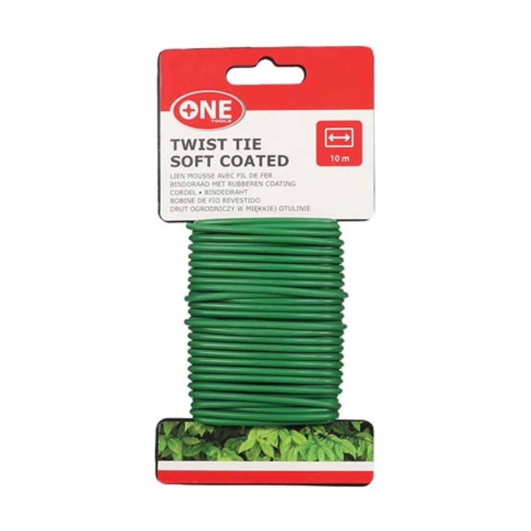 Fio de jardinagem com capa macia One Tools, verde, 10 m