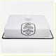 Plato de mantequilla de cerámica blanca - forma ergonómica MR20030-45
