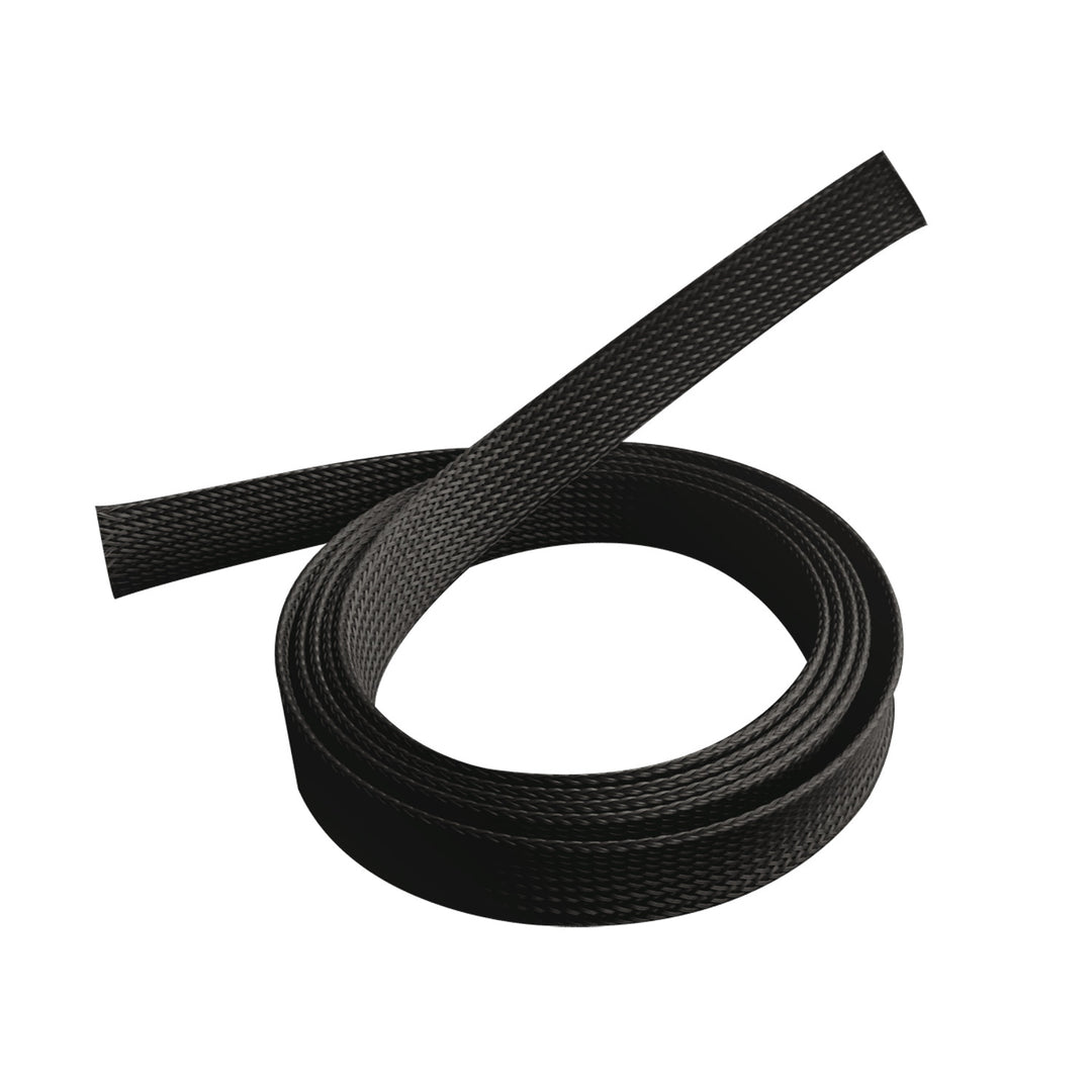 Poliéster peszel negro cable enmascaramiento cable 1m 40mm