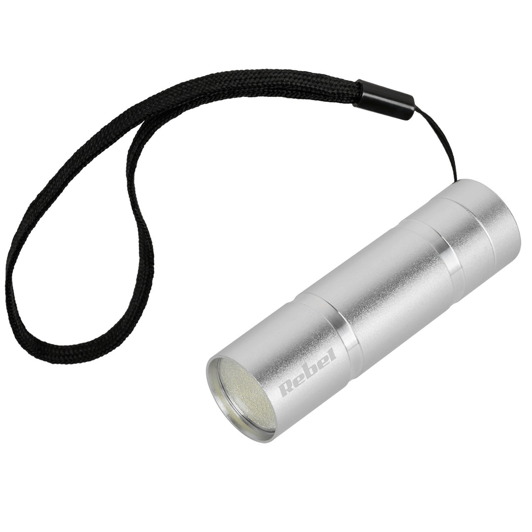 Vipow Linterna de mano, aluminio, 1W COB LED, URZ0904