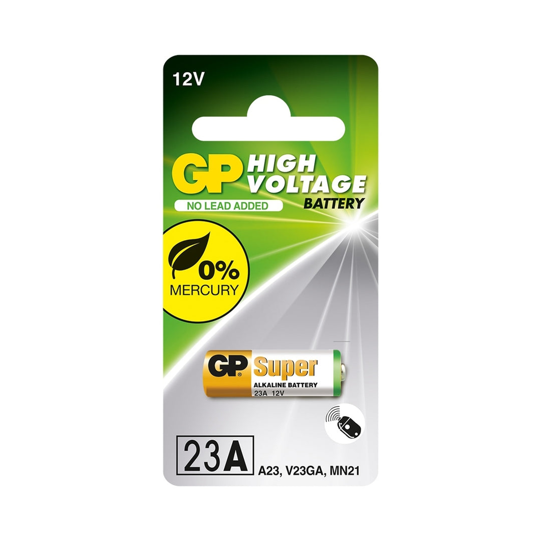 Pila alcalina GP 23A A23 MN21 12V para mando a distancia de coche
