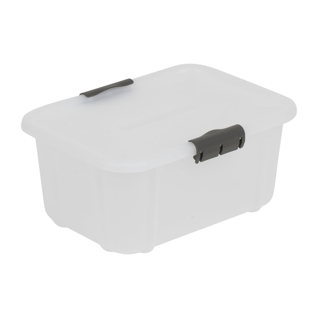 BranQ Velur 8L Contenedor de almacenamiento con tapa - transparente
