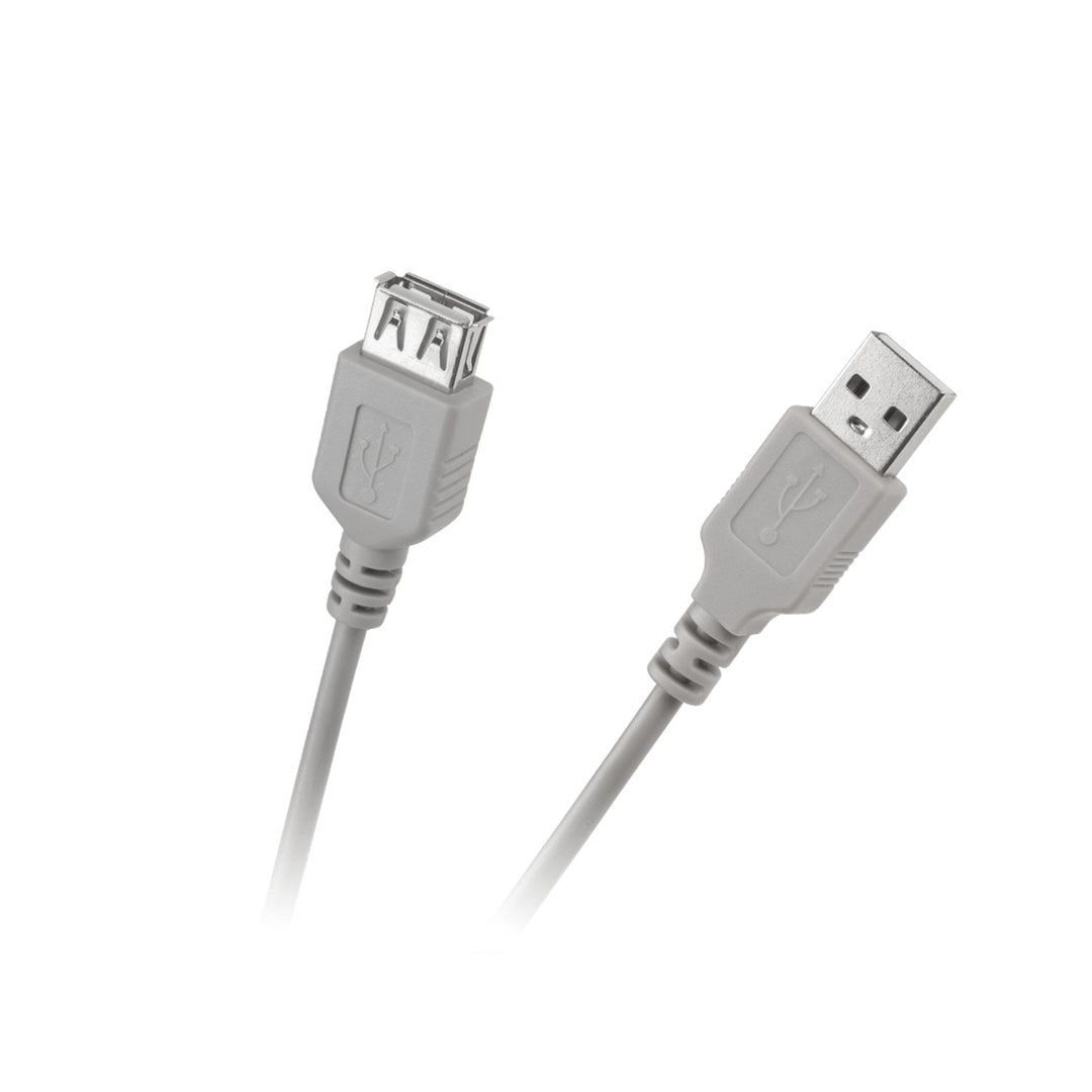Cable alargador toma USB tipo A 5m gris KPO2783-5