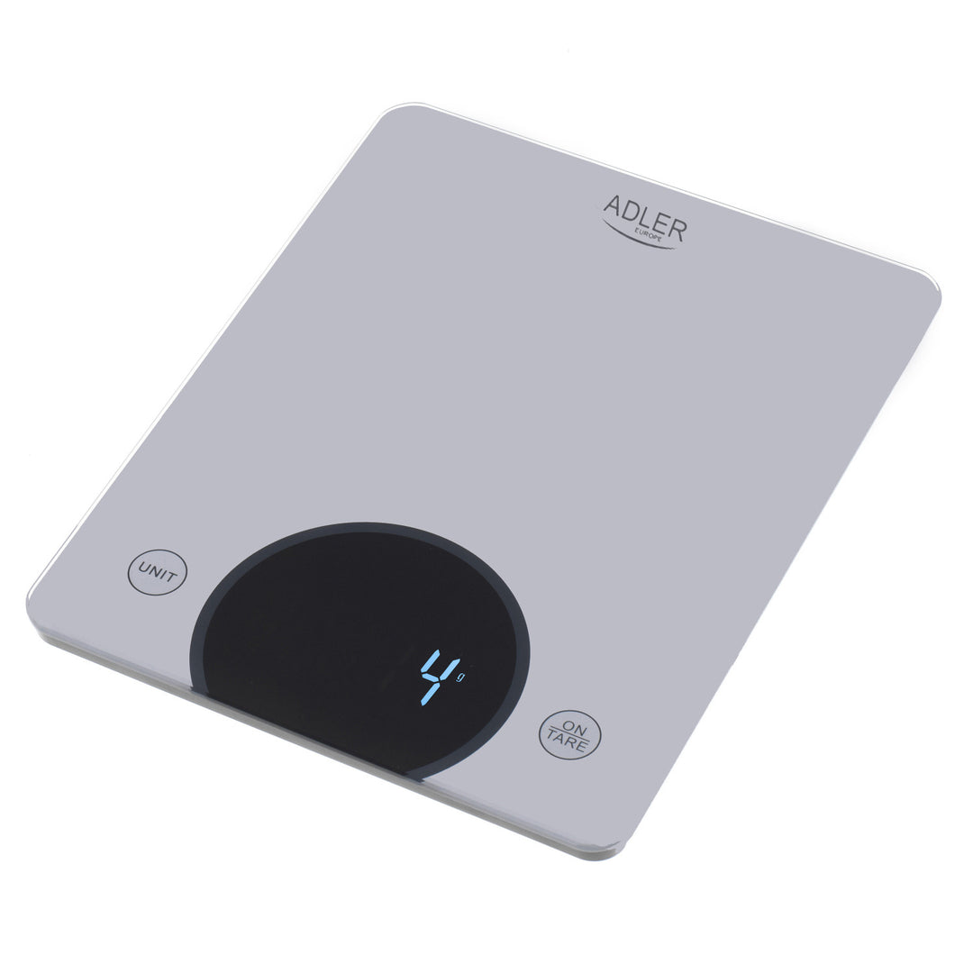 Balança de cozinha Adler AD 3173s até 10 kg LED Dimensões 20 x 16 cm