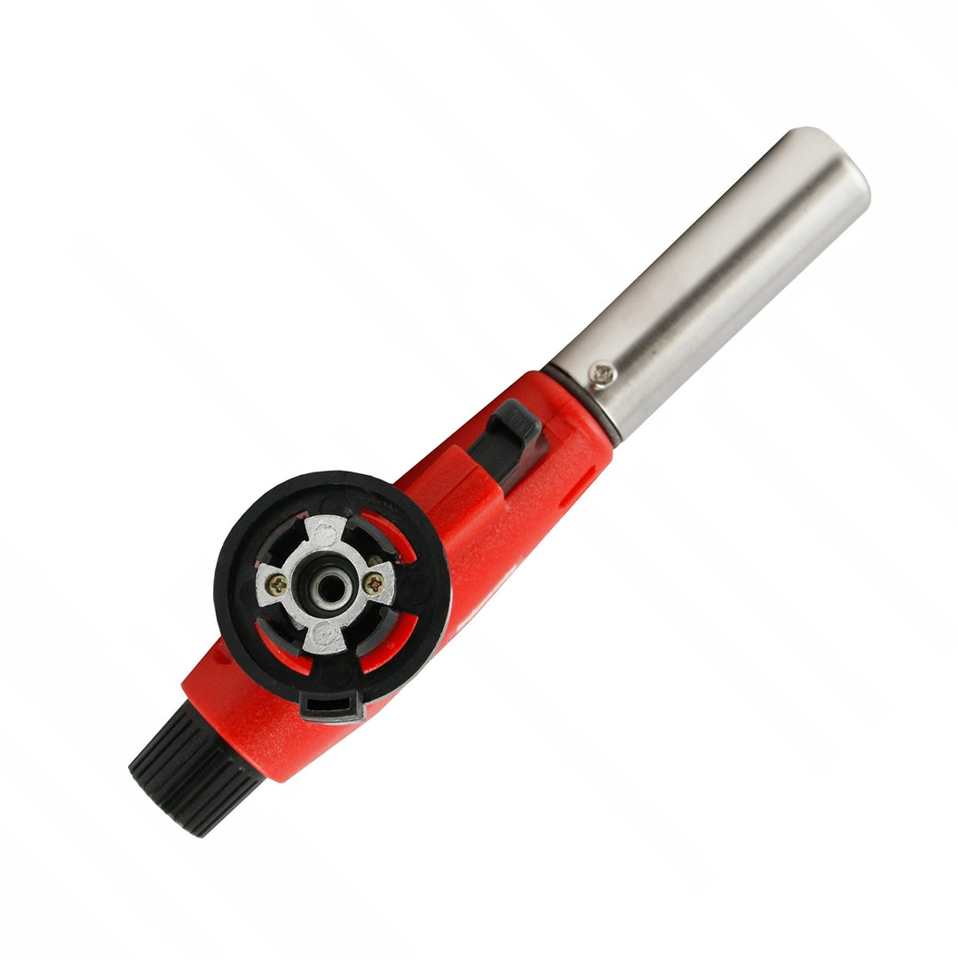 Queimador de cartucho Alpen Camping, temperatura da chama 1350 graus C, ignição piezo, controlo de chama, VULCANO + 4 cartuchos