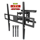Suporte de parede para TV Maclean MC-423, suporte de parede para TV para ecrãs de 43 a 100 polegadas, VESA máx. 800x600, carga máxima de 80 kg, regulação horizontal e vertical do ângulo, perfil de 50 a 500 mm