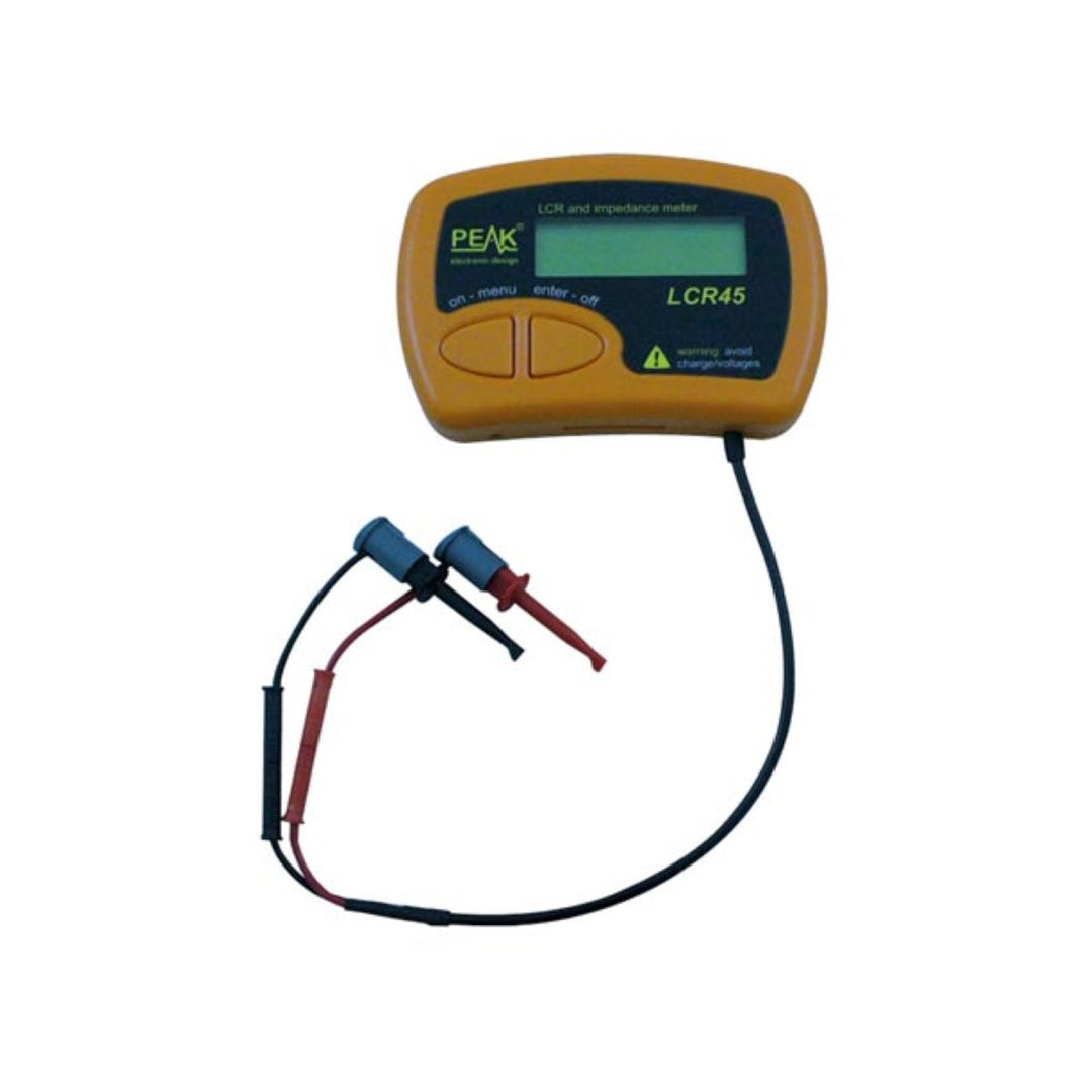 Analisador de impedância de pico LCR45 de medição de resistência, indutância e capacitância