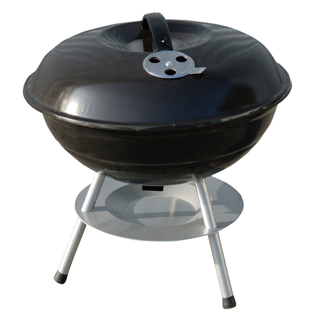 Master Grill & Party Barbacoa Grill tipo caldero, acero esmaltado, 36 cm de diámetro, MG415