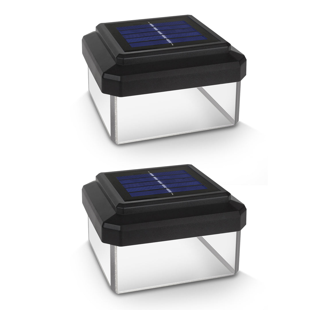 GreenBlue GB128 2x Solar LED luz del poste, 100x100mm, sobre dosel