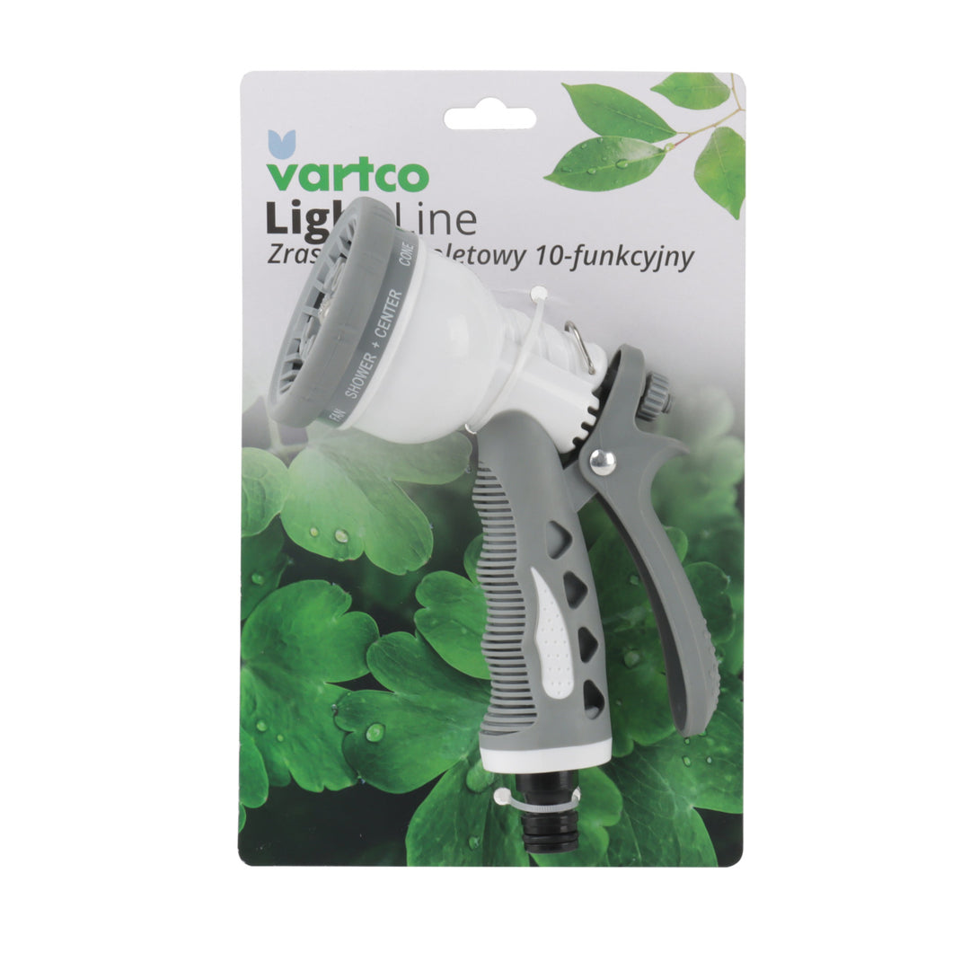 Aspersor de jardim Vartco Agaplast, pistola, 10 funções, LL01-042