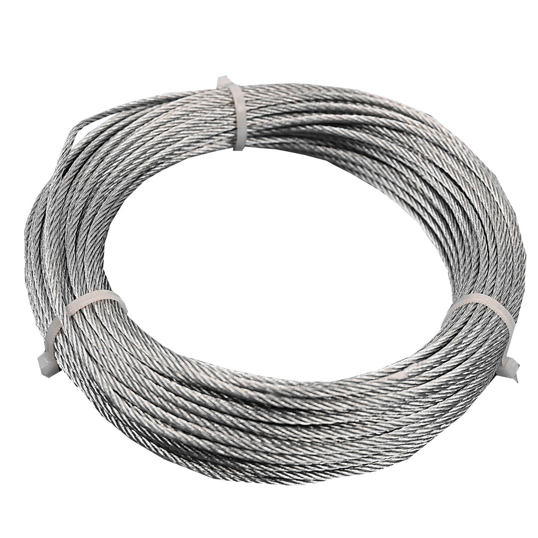 Stop Sun, Cable de acero galvanizado, Cable metálico 2 mm/20 mb, 6X7+FC, 3 bobinas