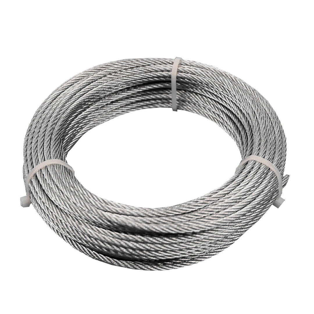 Stop Sun, Cable de acero galvanizado, Cable metálico 3 mm/20 mb, 6X7+FC, 3 bobinas