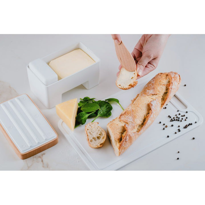 Practic smart Manteigueira Inteligente, Sem BPA, Branca