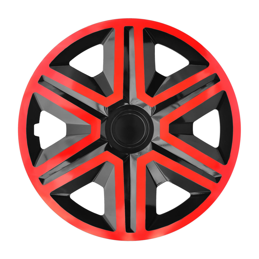 NRM Action Doublecolor Tapacubos universal 16", Color rojo/negro, 1 ud.
