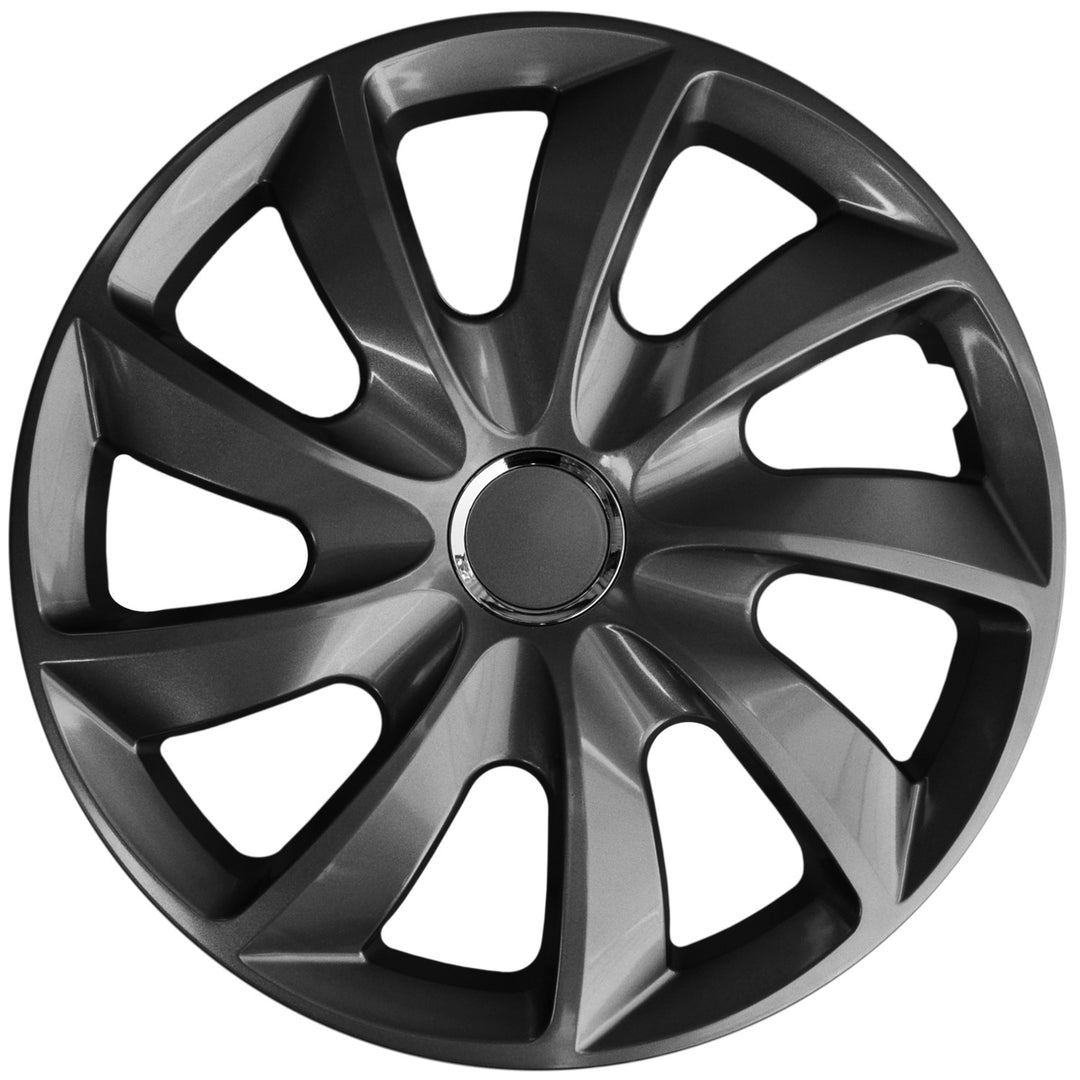 NRM Stig Tapacubos universal 16", Color grafito lacado, 1 pieza