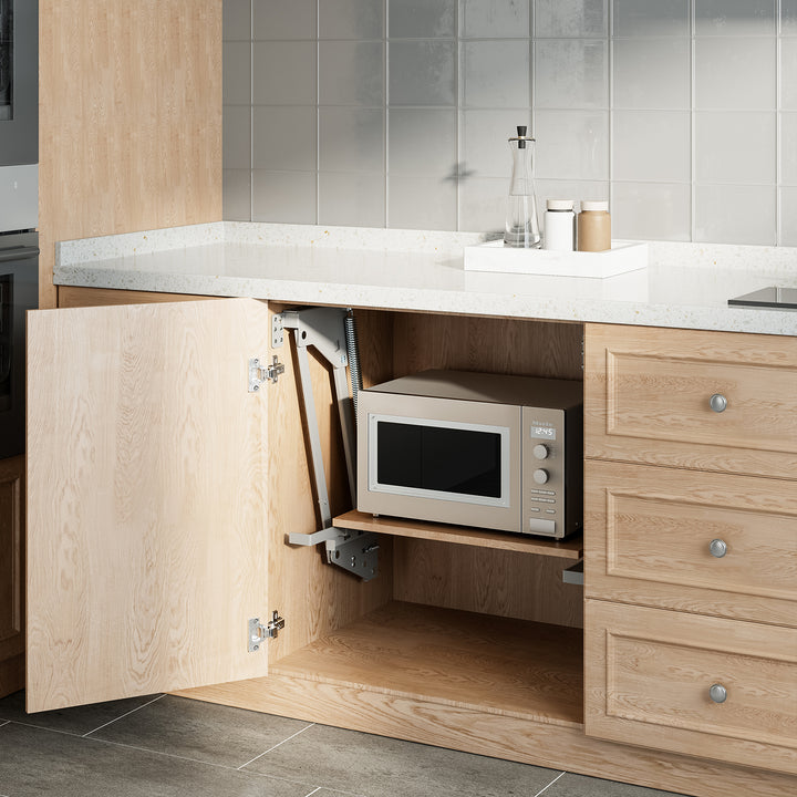 Maclean MC-497 Elevador, estante de cocina extensible empotrable 5-20kg. 820x168x106mm