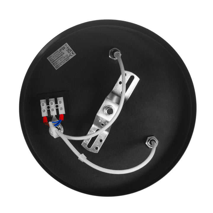 Maclean MCE362 B Lámpara de techo 3x GU10 Máx. 40W | Móvil, aluminio | Foco moderno para salón, oficina, cocina, con puntos de luz orientables, Color negro mate