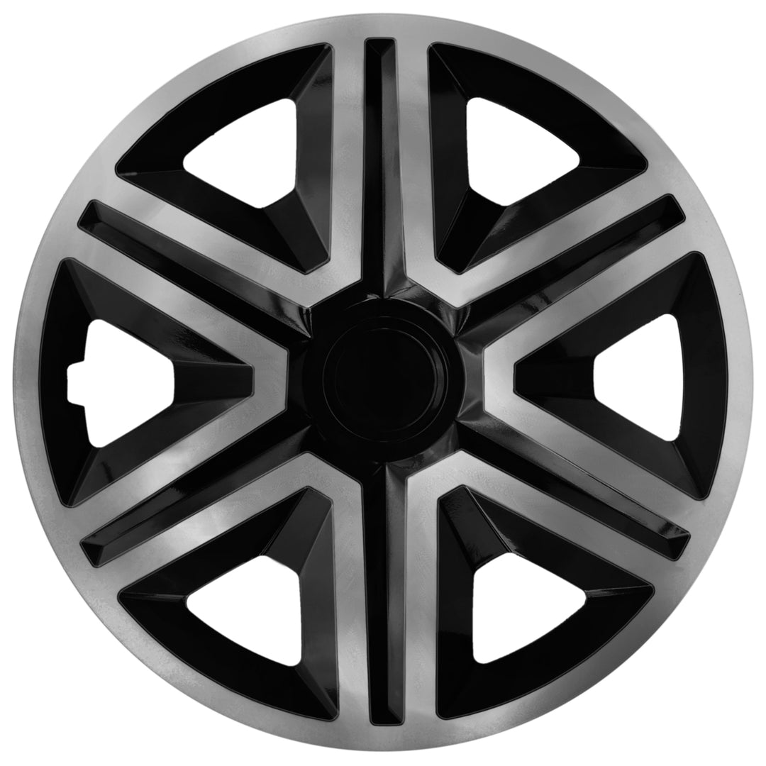 NRM ACTION Doublecolor Tapacubos universal 16", Color negro grafito, 1 unidad
