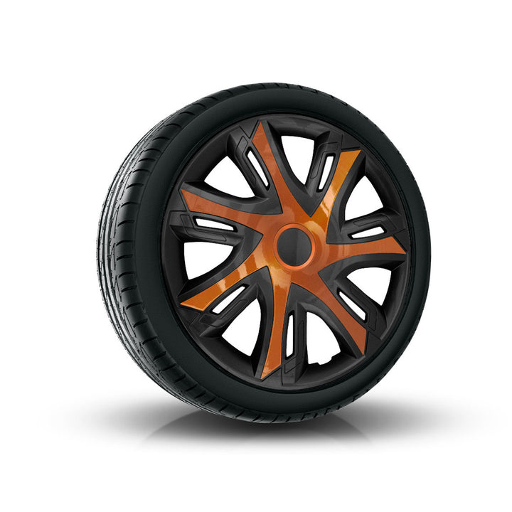 Tapacubos universal 16" NRM N-Power bicolor negro-cobre 1 pieza