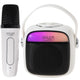 Coluna de som sem fios para karaoke Adler AD 1199 W com microfone e Bluetooth