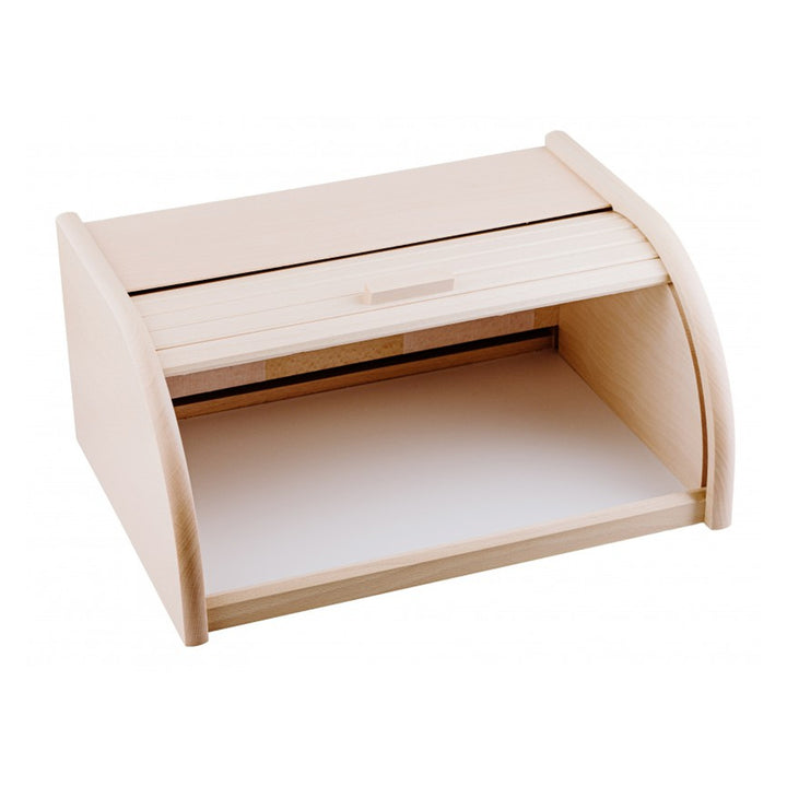 Caixa de pão de madeira prática, tampa de persiana móvel, tampa de enrolar 20080400