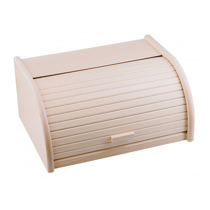 Caixa de pão de madeira prática, tampa de persiana móvel, tampa de enrolar 20080400