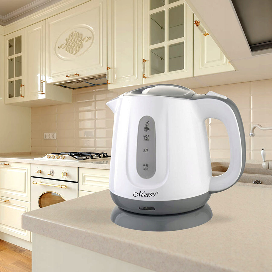Maestro Hervidor eléctrico, 1100W, 1l, Color gris, MR-013