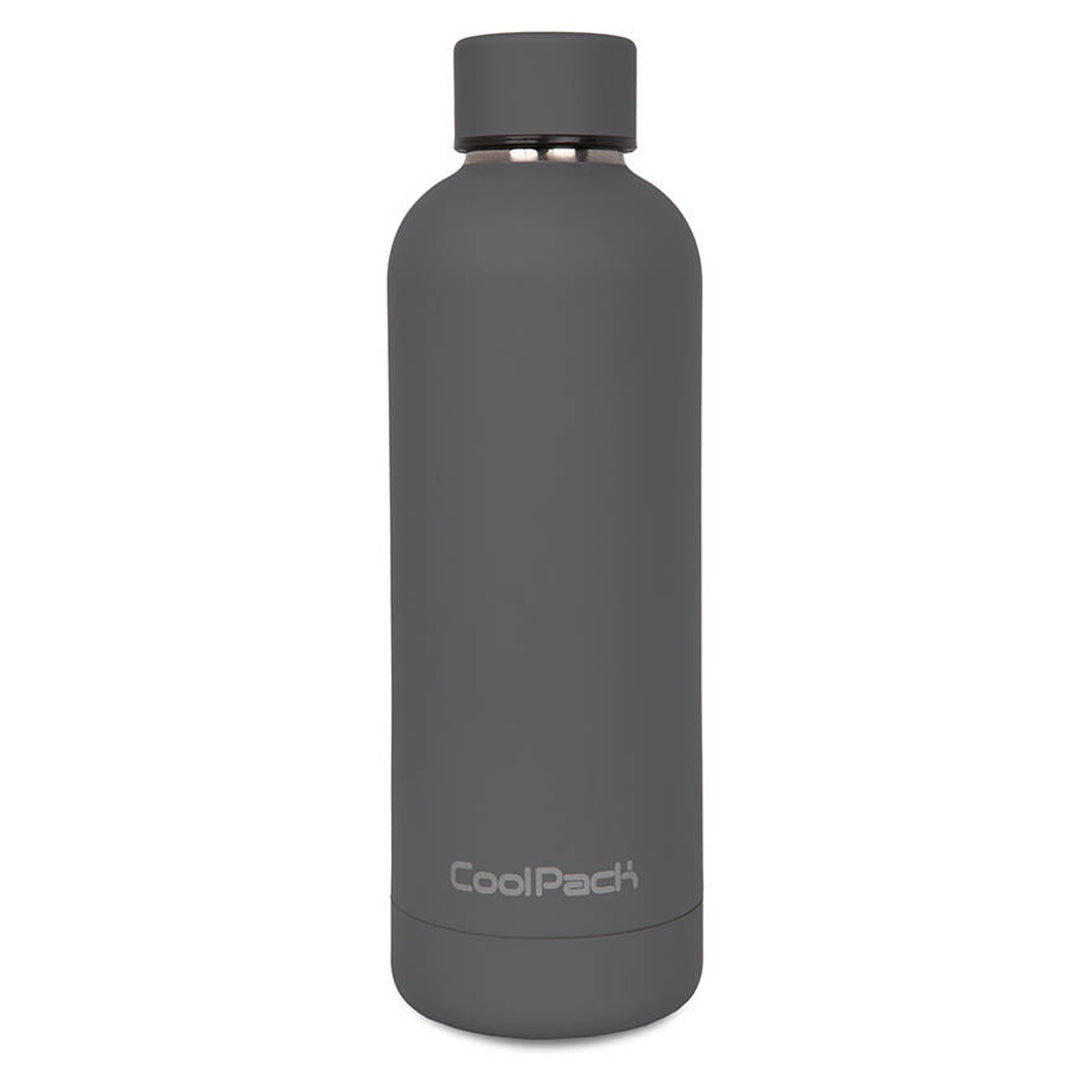 Coolpack Botella térmica, 500 ml, Acero inoxidable, Color grafito, Bonet Z23027