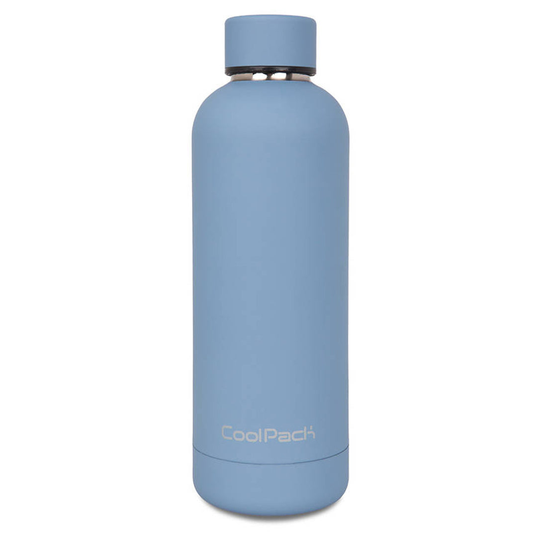 Coolpack Botella Térmica, 500ml, Acero inoxidable, Color azul, Bonet Z23003