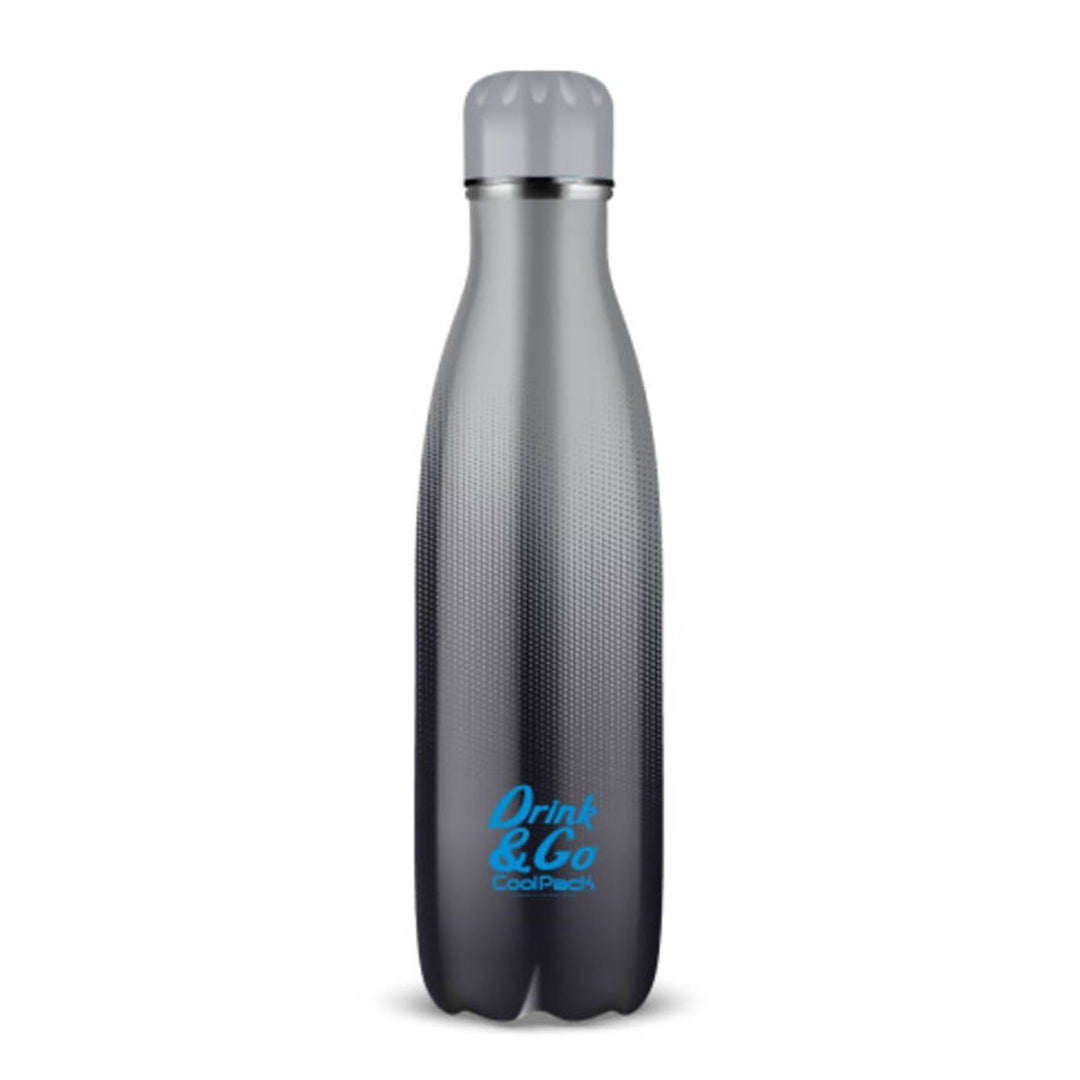 Coolpack Botella térmica, 0,5L, Acero inoxidable, Color gris, Drink & Go Z04511
