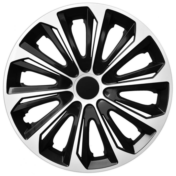 NRM Extra Strong Tapacubos universal 16'' blanco/negro 1 pieza