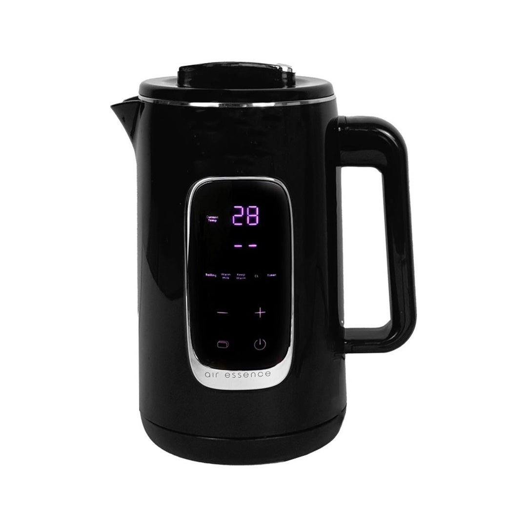 Air Essence LuminaTi Black MAX Hervidor eléctrico con función de descalcificación y decloración, 2200W, capacidad 1,5L