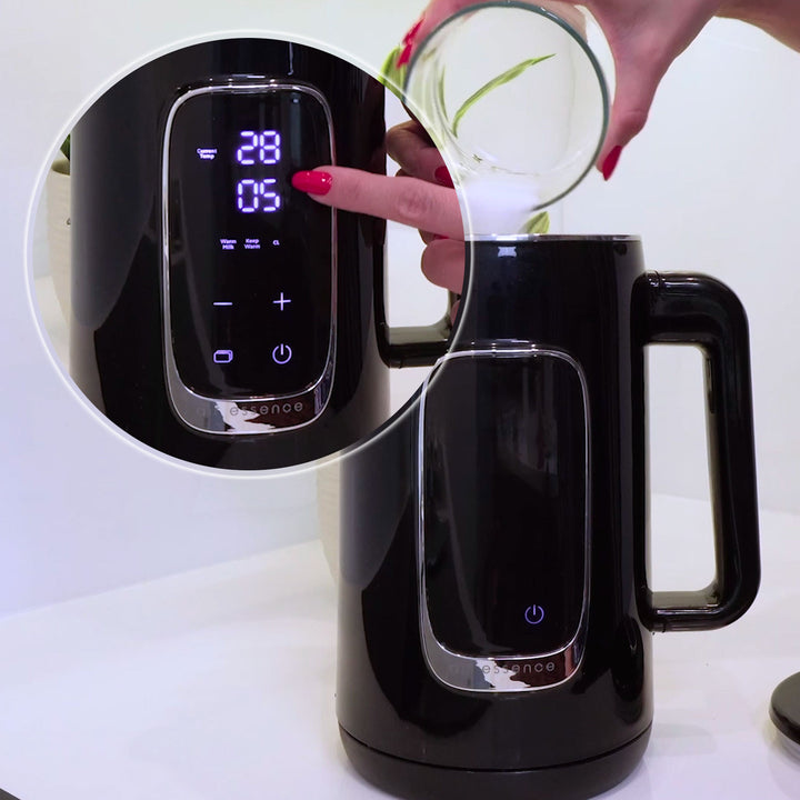 Air Essence LuminaTi Black MAX Hervidor eléctrico con función de descalcificación y decloración, 2200W, capacidad 1,5L