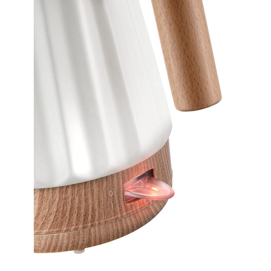 Concept RK0090 Hervidor de agua eléctrico, Hervidor de cerámica, 1500W, 1,5L, Color blanco