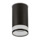 Maclean MCE361 B Luminaria/tubo de superficie, spot, redondo, aluminio, GU10, 55x130mm, negro + bombilla LED GU10 7W Maclean Energy MCE437 NW blanco neutro 4000K, 220-240V~, 50/60Hz, 490lm