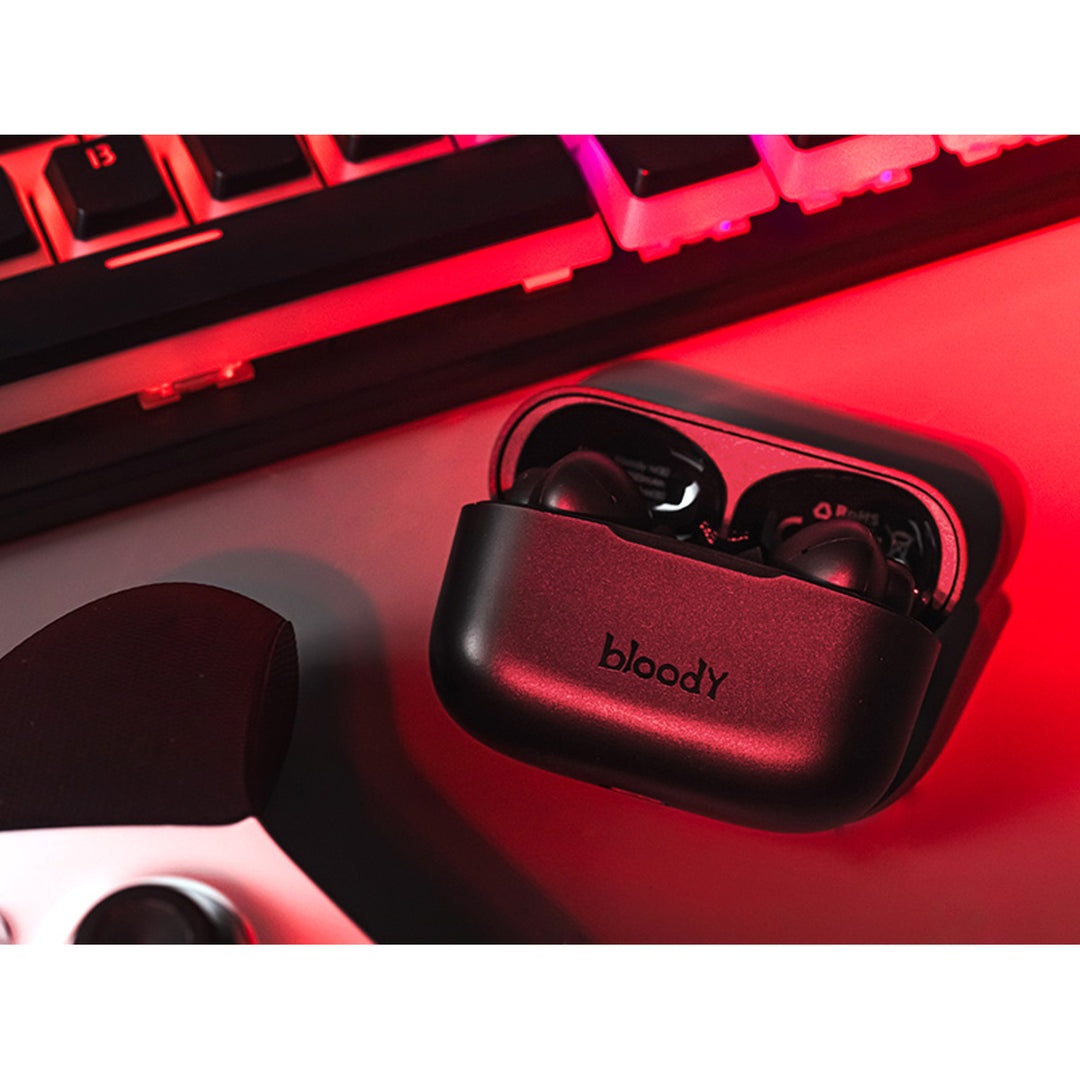 A4TECH Auriculares inalámbricos, Bluetooth 5.0, BLOODY TWS M30 Negro