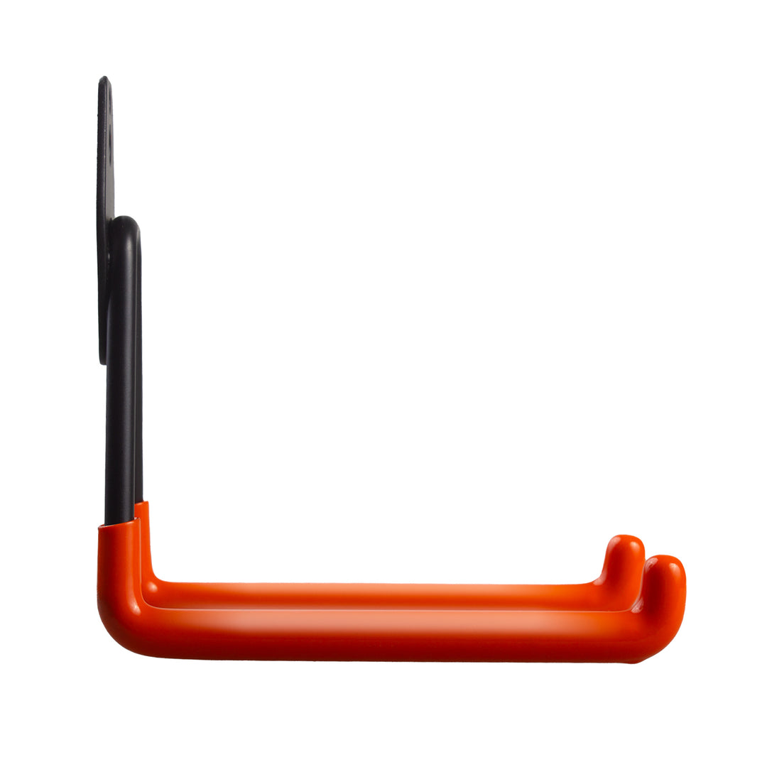 Suporte de parede Maclean Garage para pneus, ferramentas de jardim, escadas e mangueiras. Aço, carga máxima de 70 kg, MC-442 + MC-443 (carga máxima de 50 kg) + MC-444 (carga máxima de 25 kg)