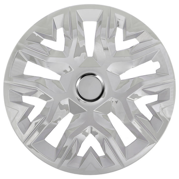 NRM Tapacubos universales 15'' Perfecto lacado plata 4 piezas