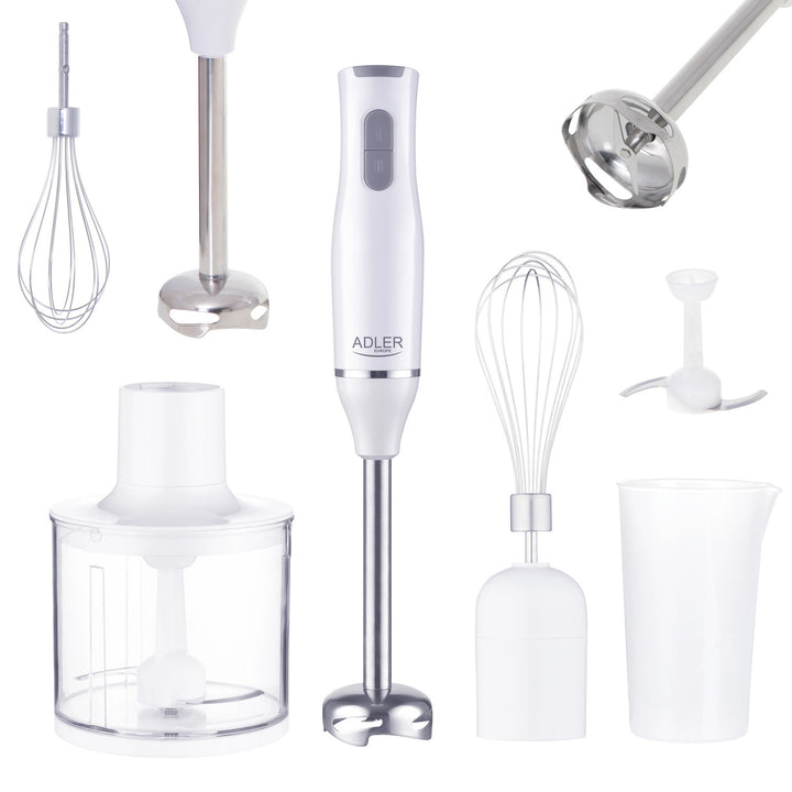 Batedeira manual Adler AD 4620, multifunções, 2 velocidades, branca, 800 W