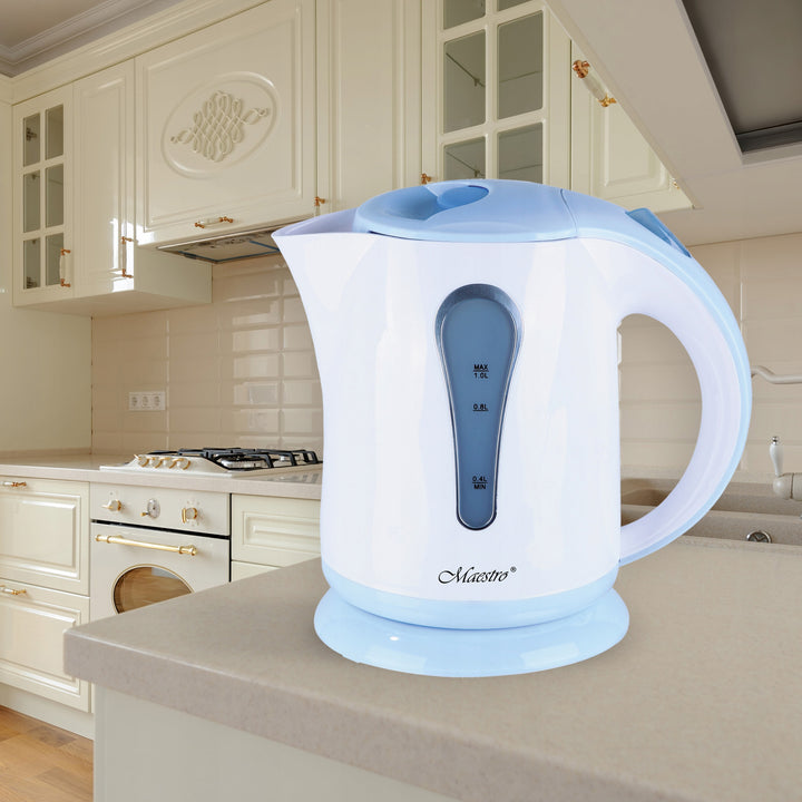 Chaleira Elétrica Maestro, 1000W, 1L, Azul, MR028